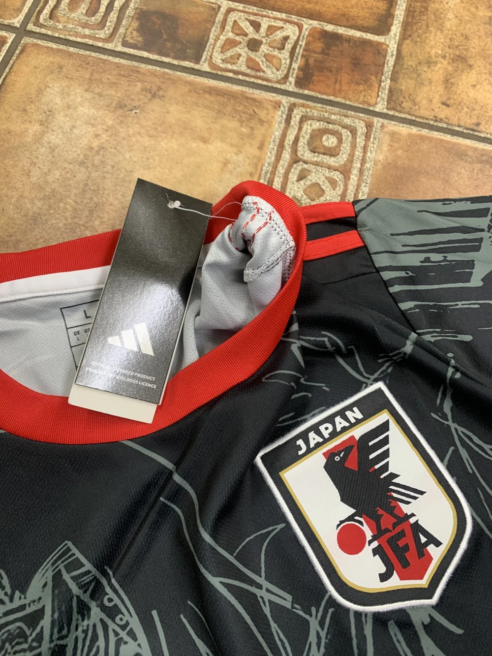adidas Japan Naruto X Itachi Custom Fan Art Jersey Size M